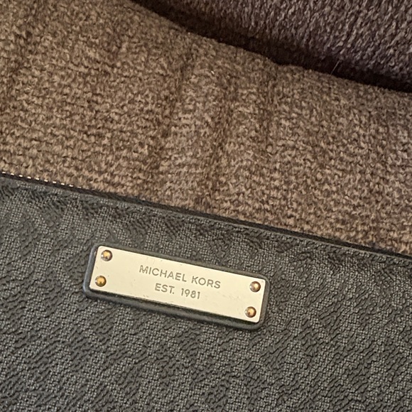 Michael Kors Black Logo Wristlet - Picture 3 of 5